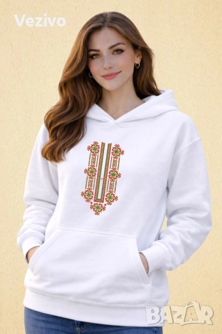 Ромбове с канатица – френски бод, снимка 2 - Суичъри - 54079260