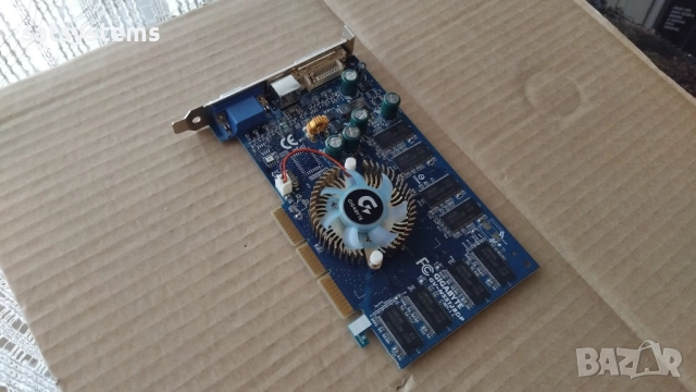 Видео карта NVidia GeForce 4 Gigabyte FX5500 128MB DDR 128bit AGP, снимка 4 - Видеокарти - 52185062