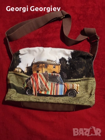 Paul Smith Vintage Mini Cooper "Artist Stripe"- Коликционерска чанта.