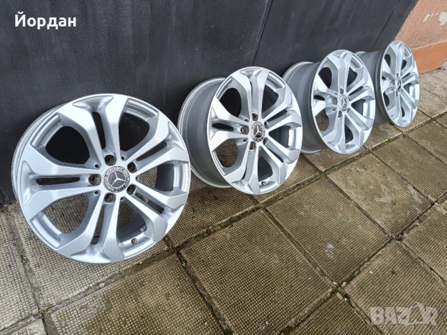 ОРИГИНАЛНИ джанти 17 ' цола 5x112 МЕРЦЕДЕС / MERCEDES BENZ ET36 7,5J 66,6, снимка 6 - Гуми и джанти - 53521977