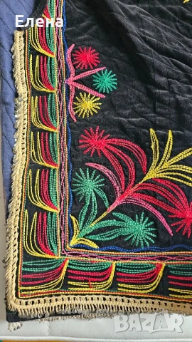 Автентична помашка, родопска носия с пафти, сая, салтамарка, фес, престилка, риза и др, снимка 11 - Антикварни и старинни предмети - 51230392