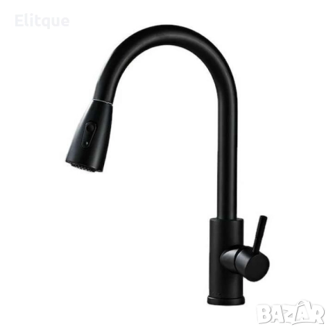 Кухненски смесител с издърпващ се душ, снимка 6 - Други стоки за дома - 52854018