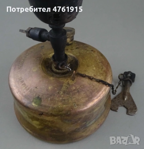 Рядък малък български примус спиртник Овчаровъ Варна, снимка 5 - Газови котлони - 53796039