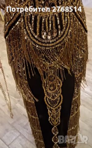 Уникална Дубайска рокля ,ръчна изработка!, снимка 2 - Рокли - 45545121