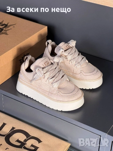 UGG Дамски Бежови Маратонки🔝Дамски Спортни Обувки В Бежов Цвят ЮДЖИДЖИ🔝Кецове Код E902, снимка 3 - Маратонки - 51865210