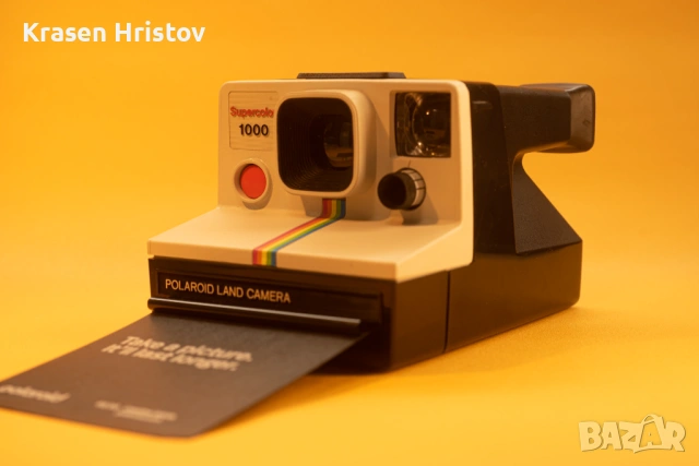 Polaroid Land Camera Supercolor 1000 (SX70 камера), снимка 4 - Фотоапарати - 53326521