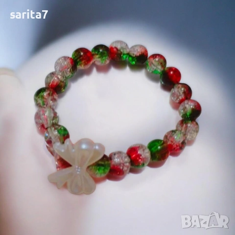 гривна Магия с красива перлена панделка 🎀, снимка 2 - Гривни - 53179816