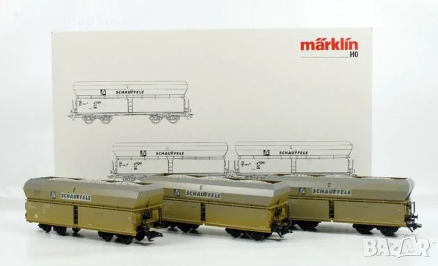 Maerklin BDZ hopper wagen / Мерклин БДЖ хопер вагони ПИКО съвместими, снимка 3 - Колекции - 51019896