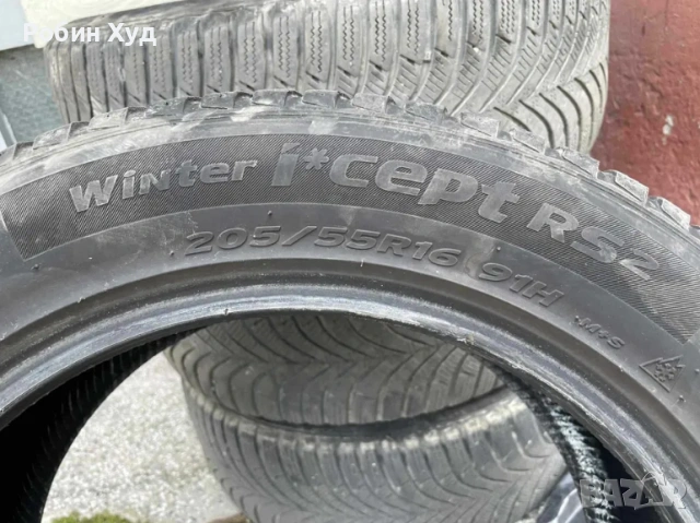 Зимни гуми Ханкок 205/55R16 91H, снимка 3 - Гуми и джанти - 53325010