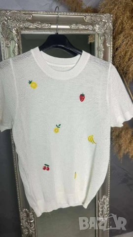 Блузки с бродерия , снимка 2 - Тениски - 50912369