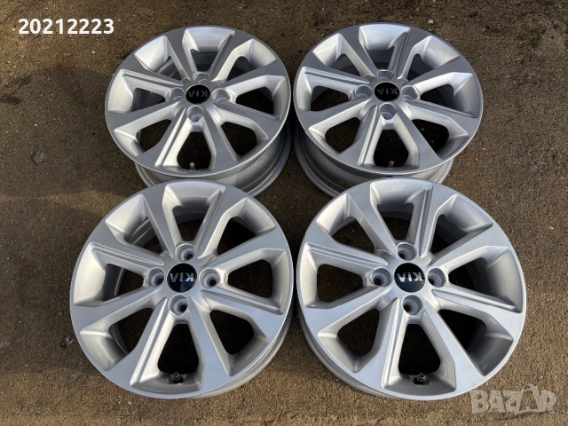 4 броя алуминиеви джанти за Kia Rio IV, 15, снимка 4 - Гуми и джанти - 52773463