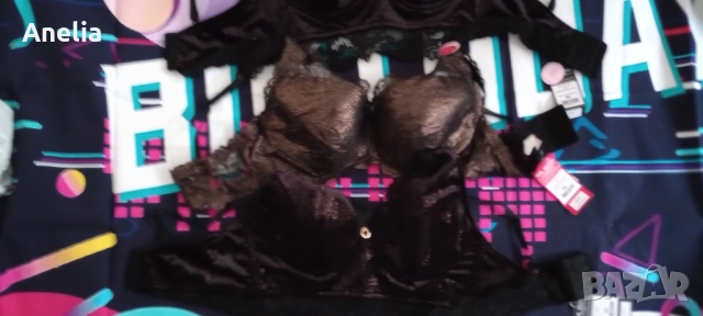 Лот 3 бр. Дамски Сутиени Лукс  Л ХЛ 85 С , снимка 15 - Бельо - 52558404