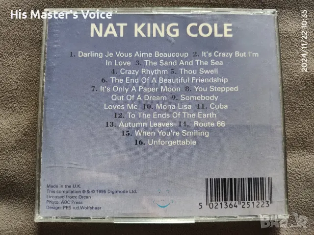 NAT KING COLE - Mona Lisa CD, снимка 2 - CD дискове - 48632783