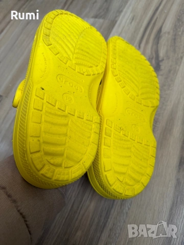 Оригинални жълти чехли Crocs ! 45-46 н, снимка 5 - Мъжки чехли - 46835641