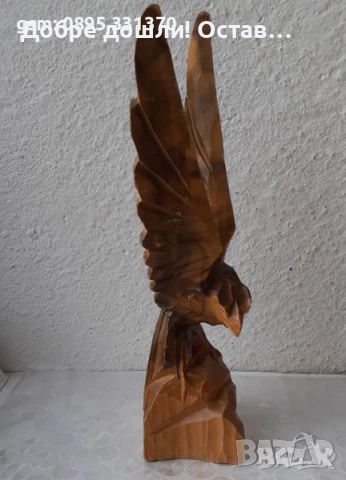 Орли, птици:  прашка - Орел  птица глава дърворезба и орли фигури дърворезба , снимка 6 - Антикварни и старинни предмети - 33068426