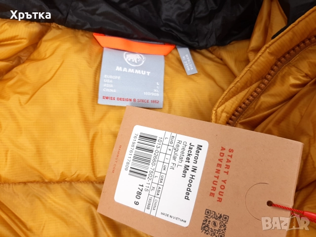 Mammut Meron IN - Оригинално мъжко зимно яке размер L, снимка 11 - Якета - 51945791