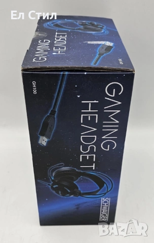 Гейминг слушалки с LED осветление Schwaiger GH100, снимка 5 - Слушалки за компютър - 53611851