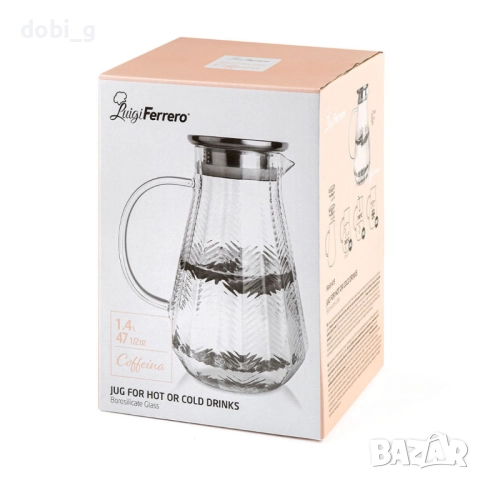 Кана с капак Luigi Ferrero Coffeina, снимка 5 - Аксесоари за кухня - 51464343