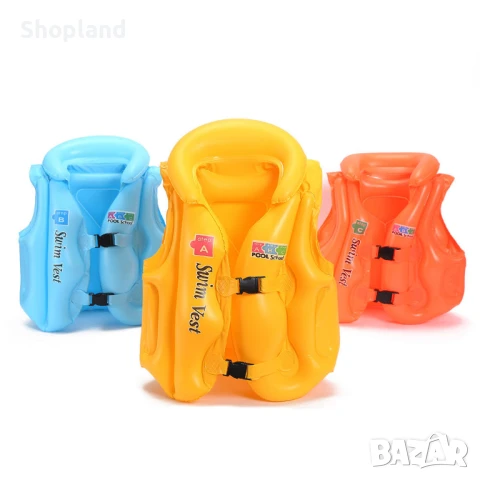 Надуваема спасителна жилетка за деца, снимка 3 - Водни спортове - 51056570
