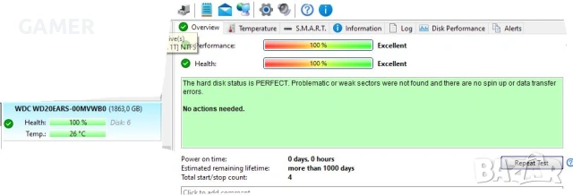 HDD SATA хард дискове, 0 часа работа и 100% здраве и производителностзводителност, снимка 11 - Твърди дискове - 53772609
