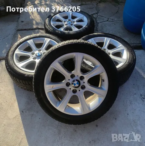 17ки джанти за BMW 5x120 със зимни гуми Michelin Alpin 6, снимка 1 - Гуми и джанти - 48824190