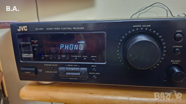 Ресийвър JVC 416VBK, снимка 4 - Ресийвъри, усилватели, смесителни пултове - 51501033