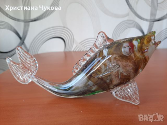 Голяма кристална рибка, снимка 2 - Статуетки - 45492955
