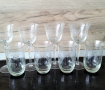 WMF Уникален антикварен комплект кристални гравирани чаши  Германия 40-те, снимка 9