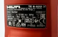 Hilti TE 6-A22 AVR - Акумулаторен перфоратор перфектен!, снимка 4