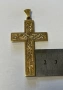 Златна висулка(кръст) 11.44гр., снимка 7