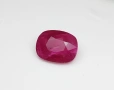 Рядък Ненагряван Африкански Рубин 3.49кт с Vivid пурпурно-Червен Огън! Сертифициран! Нов!, снимка 2