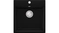 Черна кухненска мивка от гранит Рига 50 XL 480 x 500 мм, снимка 1