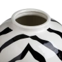 Ваза в черно и бяло/керамична ваза, снимка 2