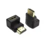 HDMI ъглов конектор М/Ж, снимка 1