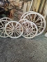 Продавам декоративни колела за каруца, снимка 2