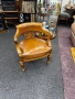 Старинно кресло стол дърворезба, снимка 3