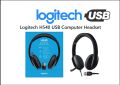 Слушалки с микрофон Logitech USB, снимка 1 - Слушалки за компютър - 42568520