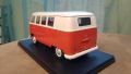 1960 Volkswagen Type 2 Bus T1 1:24 Whitebox/Hachette Diecast Колекционерски модел количка, снимка 6