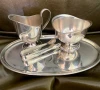 #2501# Сервиращ комплект. Посребряване. Винтидж., снимка 1