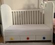 Бебешко креватче с 3 чекмеджета IKEA, снимка 1 - Бебешки легла и матраци - 45366764