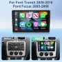 Мултимедия, Двоен дин, Навигация, за Ford Focus, Ford Transit, плеър, екран, Android, Transit, Focus, снимка 5