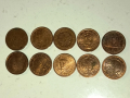 1 евро цент от различни държави и години, снимка 2