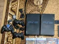 Playstation 2 с много игри + конзоли и чанта , снимка 2