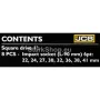 Комплект Дълбоки Ударни Вложки 6-Стенни 1″ (22 – 41мм) 8 части JCB 8081-5MPB, снимка 5