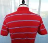 Tommy Hilfiger Mens Red Blue Striped Casual Polo Short Sleeve Shirt Size M, снимка 9