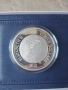 Инвестиционни монети Сребърна монета с частично позлатяване 24 карата златно покритие 2 тройунции , снимка 4