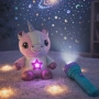 Плюшена играчка с нощна лампа 2в1 + детски фенер-проектор със светлинни картинки – комплект за уют и, снимка 3