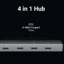 UGREEN 10Gbps USB C Хъб 4 Порта Мултипорт Сплитер – Съвместим с MacBook, iPad, iPhone, снимка 6