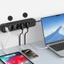 Функционален разклонител с 5 гнезда 2хUSB 1хType-C за захранване, снимка 4