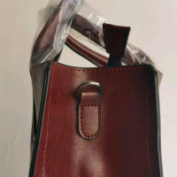 Червена или зелено голяма здрава чанта от екокожа, снимка 4 - Чанти - 45068791